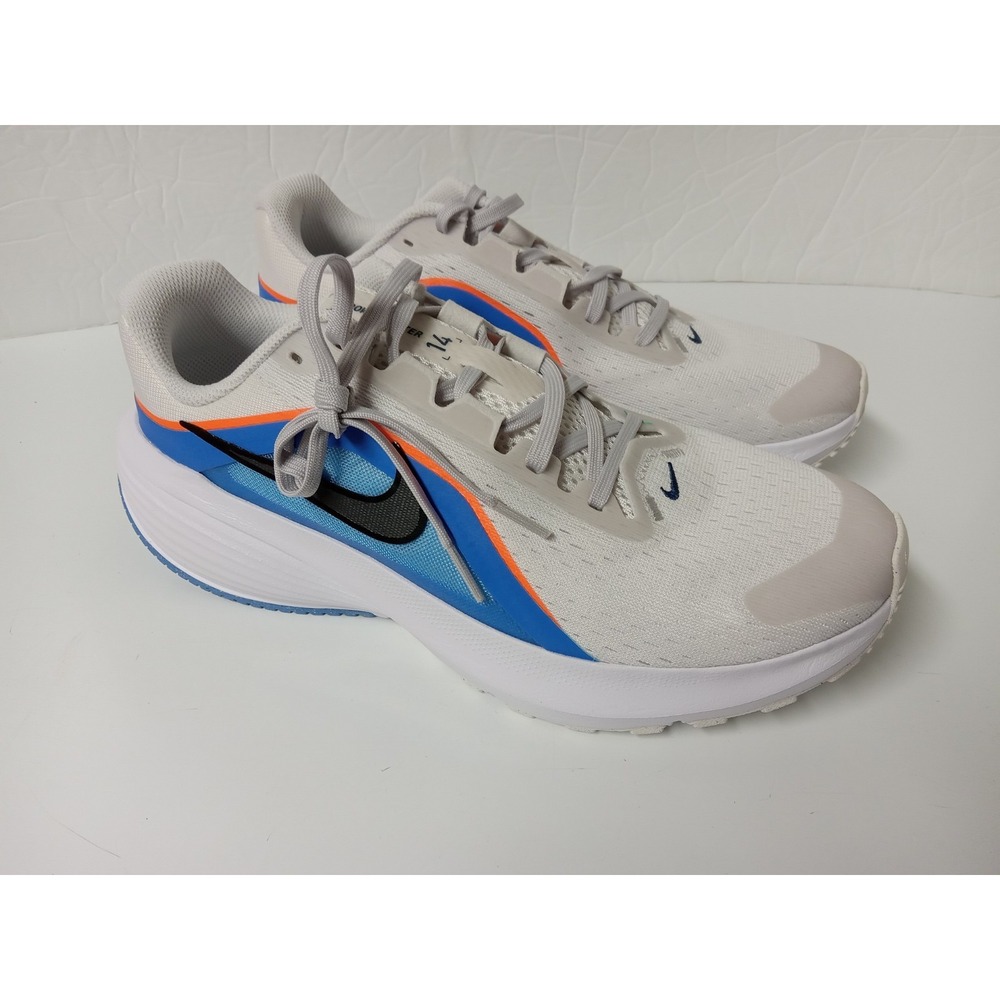 Nike Downshifter 14 Men 9.5 White Blue Orange IB1895 004